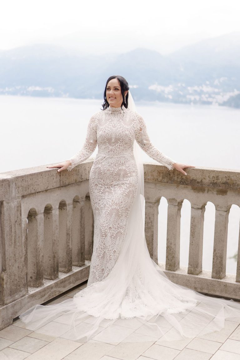 Lake Como Wedding Photography Bridal Prep on the Balcony