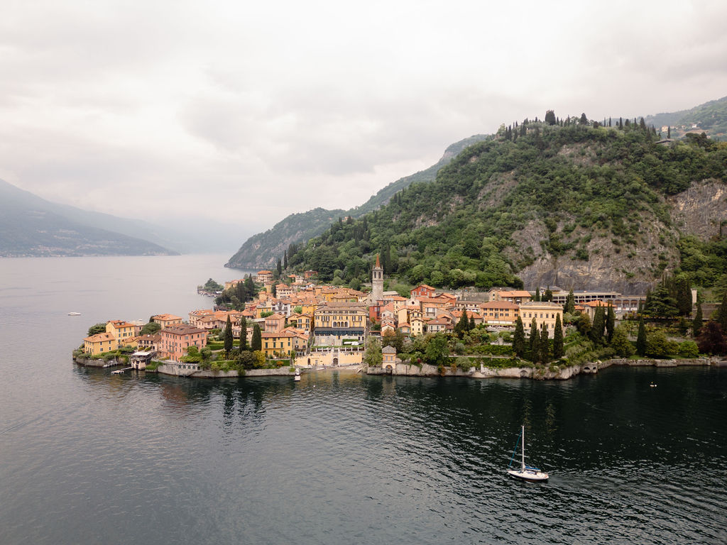Villa CIpressi Lake Como Drone Photography